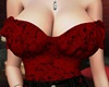 Off Shoulder Red Lace