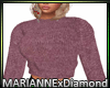 Mxd purple knit blouse