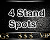 G3 *  4 Standing Spots