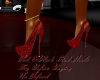 Red Black Stud Heels