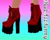 [S] Red E-Girl Boots