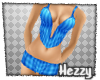 H~Stripey Sleepwear Blue