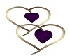 Valentines Purple hearts