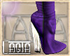 ~Leather Boots Purple
