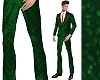 green suit pants - M