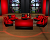 !SP! Blk n Red Couch