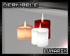 (L: 3 Heart Candles