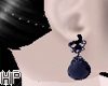 *E* dark vamp earrings