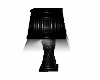 black pvc table lamp