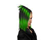 (DS90) Black.Green Hair