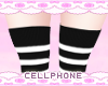 striped socks (blk) ❤