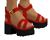 Red Sanlde Shoe