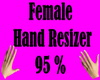 Female Hand Resizer 95%