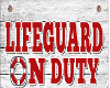lifeguard on duty