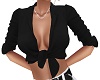 Glam Knotted Top - Black