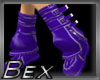 *BB purple pvc boots