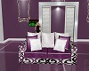 purple apt sofa