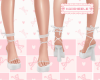 KS* 🤎 C White Heels