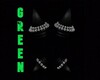 Spike Earrings GREEN