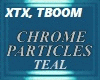 CHROME PARTICLES  TEAL