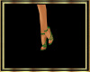 Sexy 7 Inch Heels Green