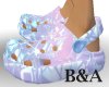 [BA] Pink Blue Crocs-F