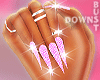 Pink Diamond Nails Icy