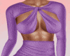 Lilac bodycon dress
