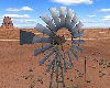 Old west windmill
