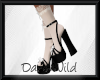 Sassy Black Sock Heels