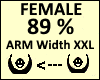 Arm Scaler XXL 89% Femal