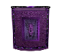 (C)Purple Corner Cabinet