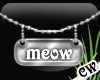 *Label* Niklace-Meow