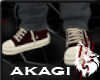 [A] Dark Red Sneakers