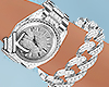 !1K Silver Cuban Watch