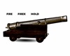CANNON WITH TRIGGERS