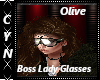 Olive  Lady Glasses