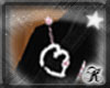 [ks] Pink Heart Earrings