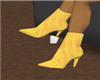 Yellow Ankle boots
