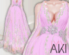 Aki Floral Gown Orchid