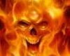 *R* Flaming Skull Pict