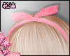 ダ. lace bow pink