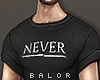 Never T+Waist Shirt S