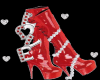 Red Love Boots