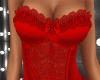 Lea red corset busty
