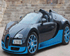 black and blue bugatti