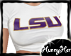 LSU Crop Top Shirt