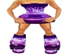 Purple Cosmic Rave Dress
