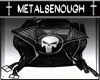 Metals Leather Veste