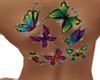 Butterflies Back Tattoo
